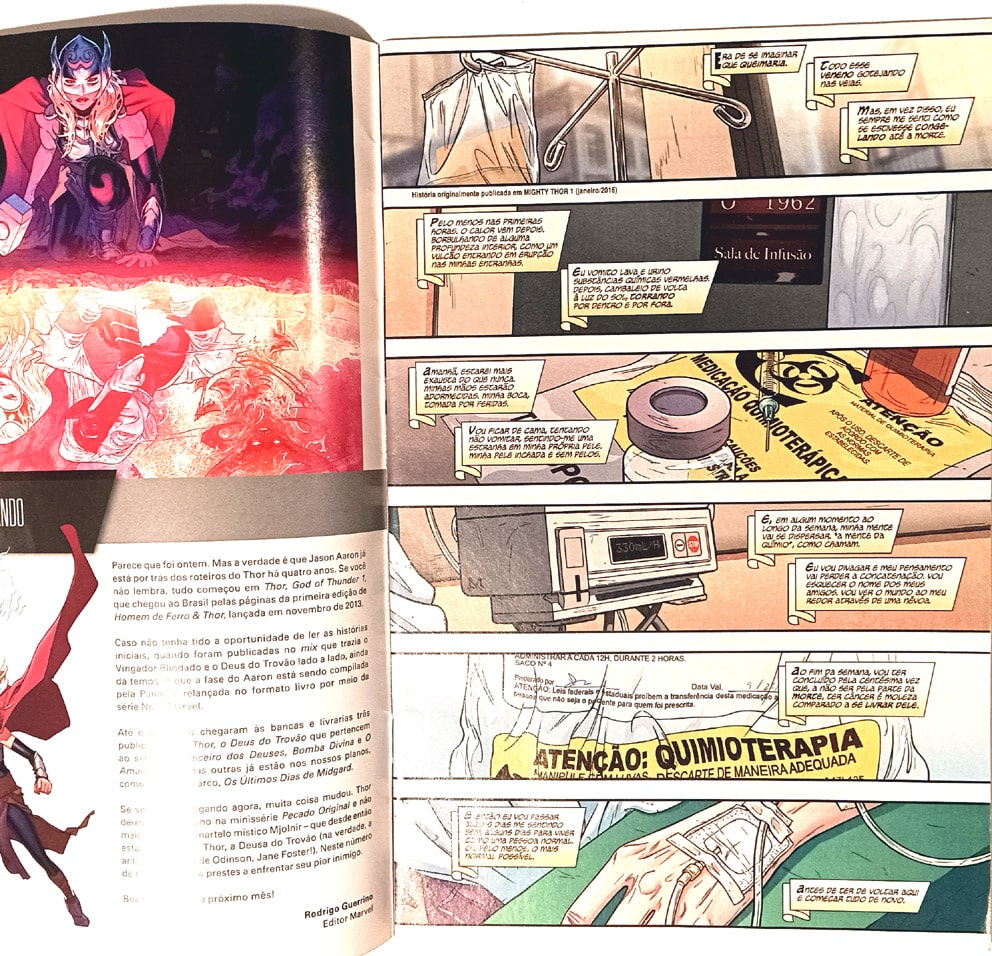 | Casa do Colecionador Thor, Reinos Ameaçados nº1. Panini-2017.