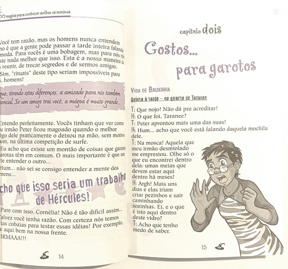 | Casa do Colecionador Witch, 100 magias para conhecer melhor os meninos. Edelbra - 2003.