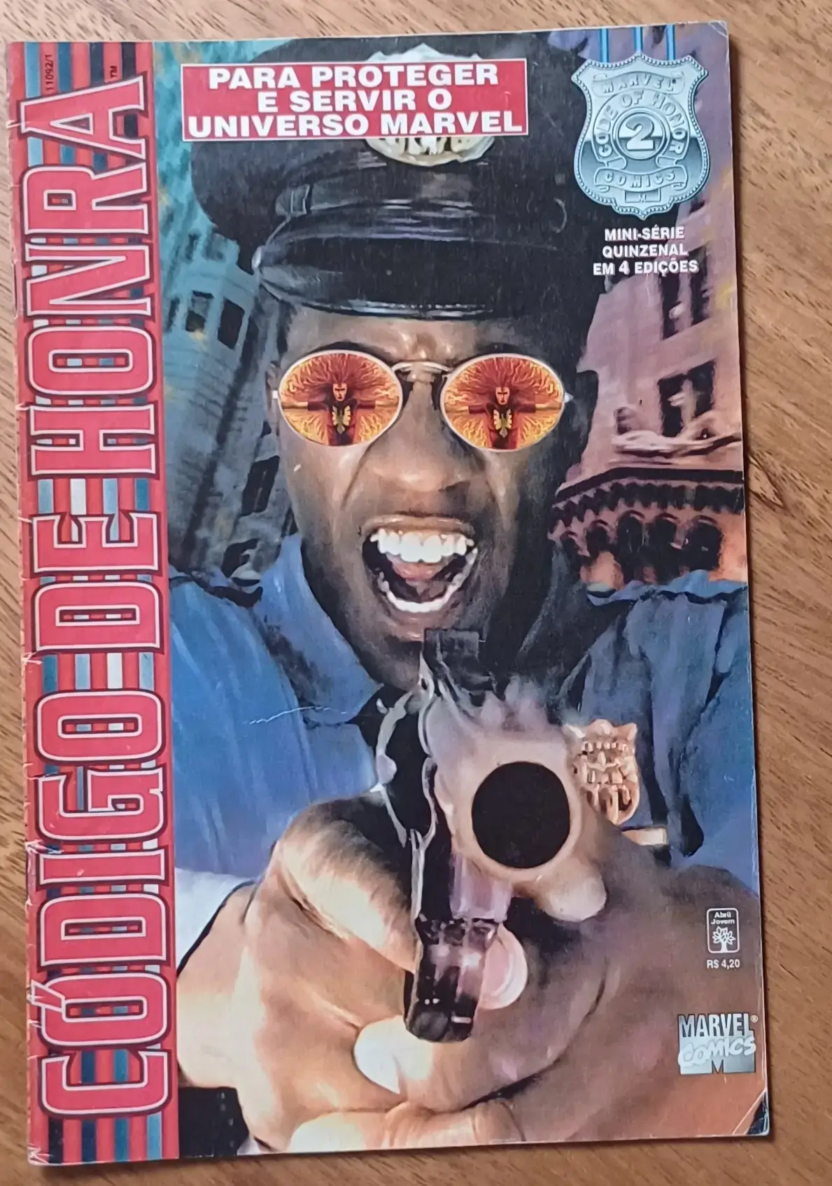 | Casa do Colecionador P26. Gibi Código de Honra 2 ed Abril 1998. Veredictos.