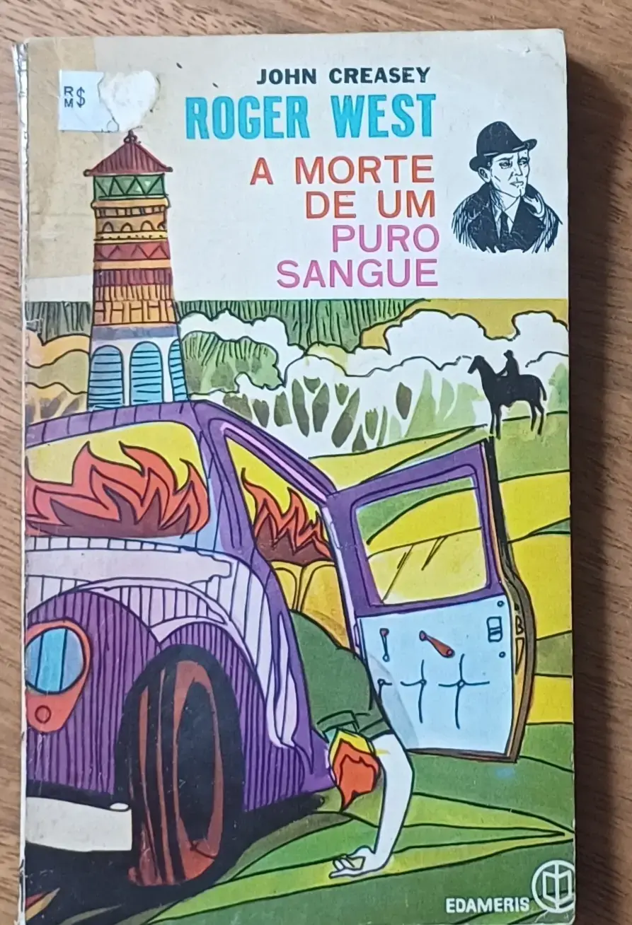 | Casa do Colecionador P26. Bolsilivro Edameris 26. John Creasey Roger West Morte de puro sangue.