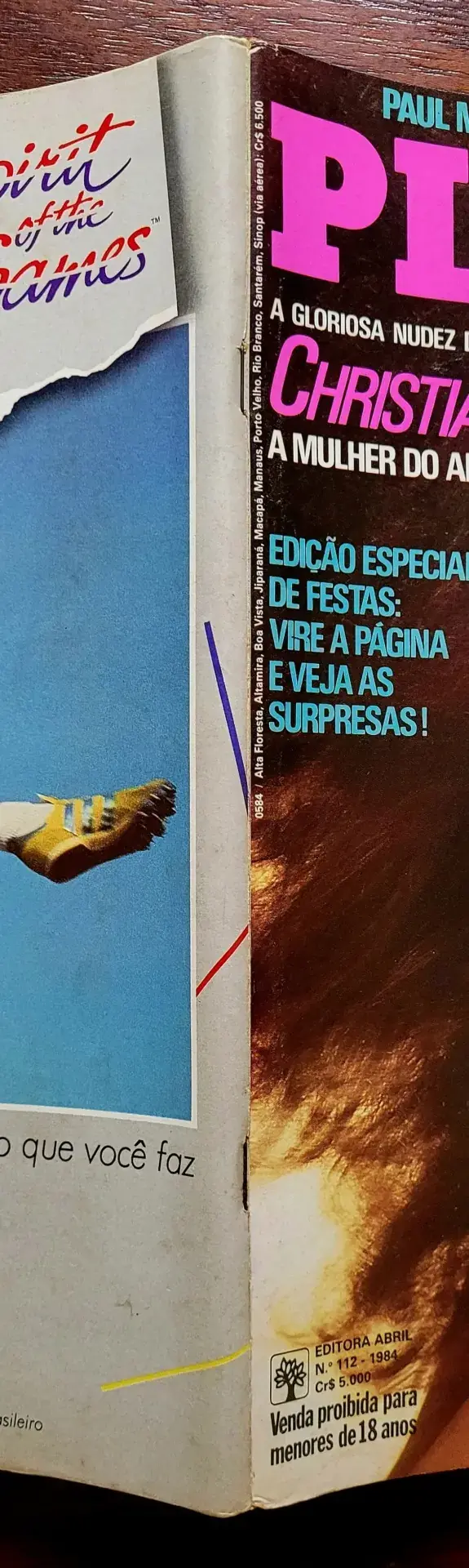 | Casa do Colecionador Playboy Nº 112 | Novembro/1984 | Christiane Torloni | Pôster Debi Johnson | Ótimo Estado - Imagem 4