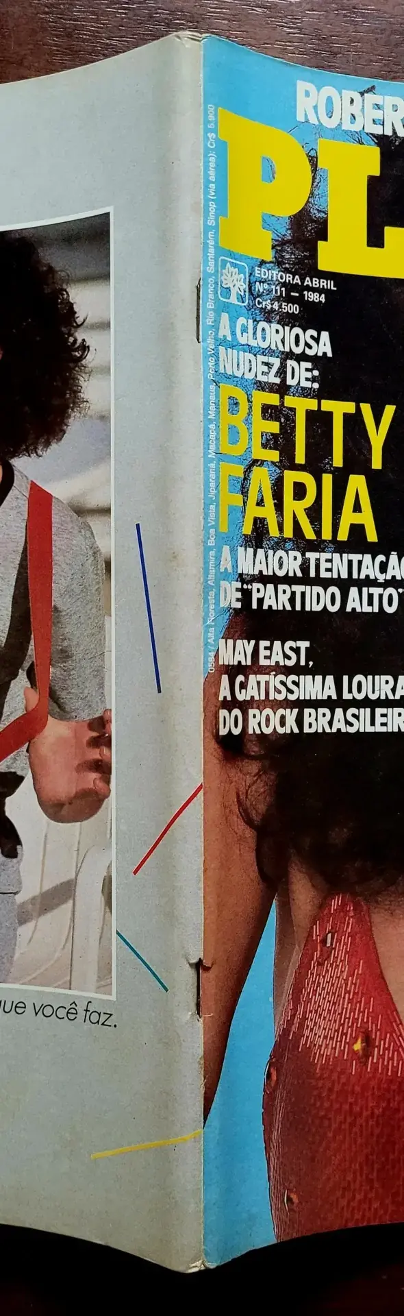 | Casa do Colecionador Playboy Nº 111 | Outubro/1984 | Betty Faria | Pôster Yolanda Egger | Ótimo Estado - Imagem 3
