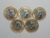 1 Real – 2024 / 30 anos do Real / 5 moedas Bimetal / Flor de Cunho