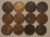 12 moedas 20 Réis de Bronze 1868 / 1869 do Império conforme fotos / cod. 810.1