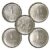 1979 à 1983 – Série 1 Centavo Sojinha Completa – 5 Moedas