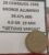 20 Centavos 1948 GV escassa Sku 1098
