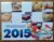 242Q Calendário de mesa Coamo 2015. Uma folha por mês.