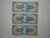 3 Cedulas 1.000 Cruzeiros C121 Cabral / Flor de estampa / 037342