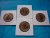 4 MOEDAS COMEMORATIVAS FC (1 BANDEIRA,1 BEIJA-FLOR,1 30ANOS , 1 60ANOS BC ) LINDAS.