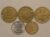 5 Moedas com defeitos incluindo 10 Centavos – 2005 com a Letra O Tampada por empastamento e outras / Peças raras / cod.820