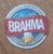 5b1. Bolacha de chopp Brahma. Azul e vermelho.