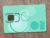 5c1. Cartão telefone Brasil Telecom chip. Verde símbolo.
