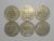 6 moedas do Imperio 100 Réis – 1887 – Niquel