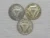 Africa Do Sul) 3 Pence – 1939/1942/1945 – Prata / Escassas / m490