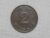 Alemanha) 2 Pfennig – 1950g Karlshuhe / Valor 2 duplo / Co / box32