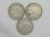 Alemanha) 50 Pfennig – 1950f,g,j Stutgart, Karlshure e Hamburg / Co/Ni / box32