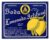 Antigo Rotulo Refrigerante Soda Limonada Artificial – Ind. Com. de Bebidas Lageana – Lages – SC – Anos 60