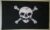 Bandeira dos Piratas. Bom para enfeites de festas, aniversários e etc. / Nova / Tamanho 1 metro e 50 cm X 88 cm com 100% poliéster