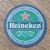 Bolacha de chopp Heineken Premium quality verde.