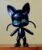 Boneco Plagg – Miraculous Ladybug – Miniatura 9cm Rígida