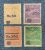BRASIL- AÉREO- VARIG – SELO RHM #K12 a K15 – SINDICATO CONDOR – 1930