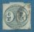 BRASIL- IMPÉRIO – SELO RHM #3 – 90rs – OLHO DE BOI, 1843