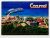Cartão Postal Estrangeiro – México (Cozumel) Vista Panorâmica com Navios no Porto – Ano 1996