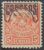Chile – SW Nº 0056 (Usado) 5 cts – Crista com impressão Correos no topo – 1904
