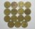 Coleção completa de 50 Centavos de 1942 a 1956 = 15 moedas