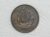 Inglaterra) 1/2 Penny – 1954 / Elizabeth II / 25,4mm / Bronze / Mbc / box56