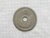 Japão) 5 Sen – 1931 / Ano 10 / 19mm – 2,8g / Holed center / Bronze / box55