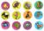 Lote com 27 Tazos Ping Pong Animais em Extinção – Varios Numeros Diferentes – 1998