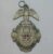 Militaria – Condecoração Moguntia – Willkomm – coruja, com olhal, 8 cm maior lado, Metal prateado e esmaltado