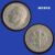 Moeda EUA – One Dime – Cobre revestido Cupro-Níquel – 2,27g – 17,91mm – 1967 – M1818