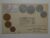 Raro Cartão Postal Tema A Numismática C/ Moedas Da Republica da Letônia / Em alto relevo