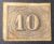 Regulares – RHM 011 (Usado) Verticais – Olho de Cabra – 10 Réis – 01/01/1850 (Selos do Império)