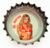 Tampinha Cerveja Kaiser – Serie Garotas – Marcele