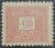 Taxa Devida – RHM X85 (Novo) 400 Réis – Tipo Cifra Horizontal – 1942