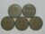 USA) 5 Fichas Geton no Cash Value F & D com Estrela / Soberbas / Cod.490.2